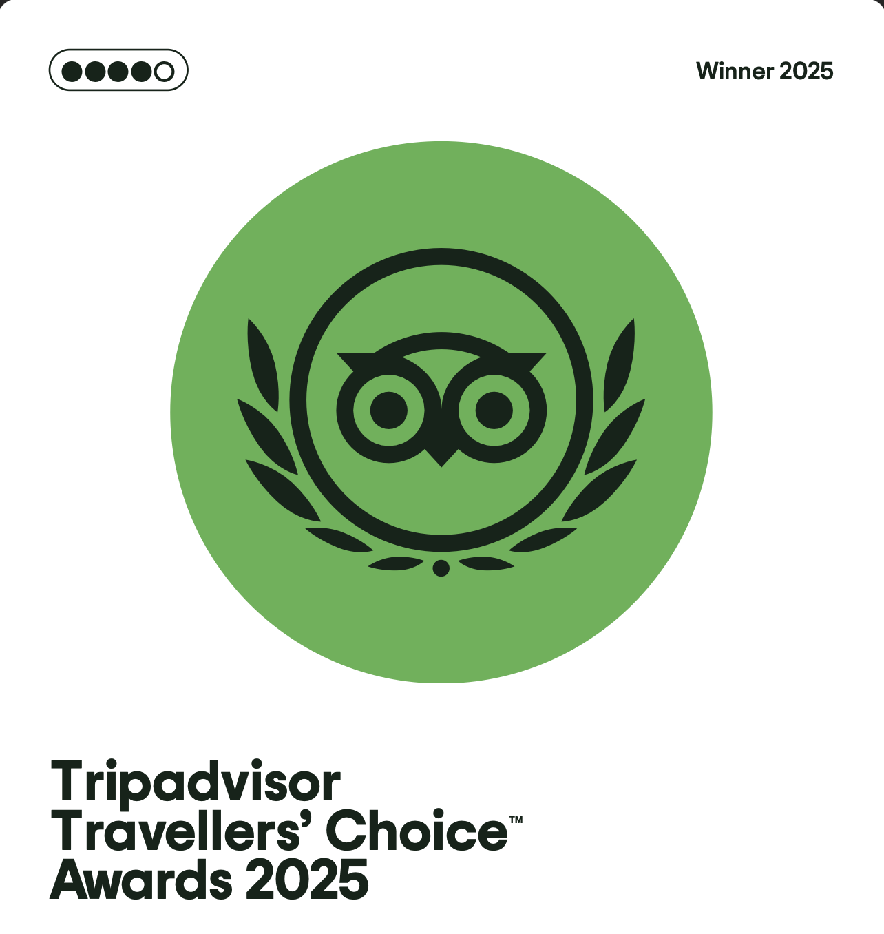 TripAdvisor Travellers' Choice Award 2025
